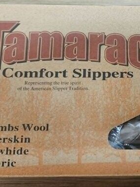 New Tamarac brand slippers
